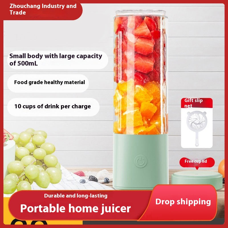 Household Portable Juicer Cup Rechargeable Electric Vegetable And Fruit Multifunctional Mini Blender