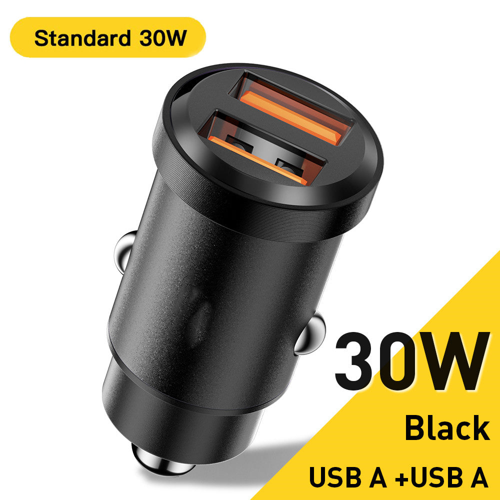 Mini Car Charger PD30W Fast Charge Cigarette Lighter